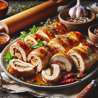 Image of Savory Chicken Roll Ups