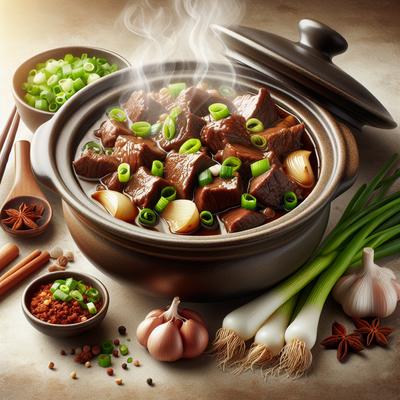 Image of Savory Chinese Beef Crock Pot