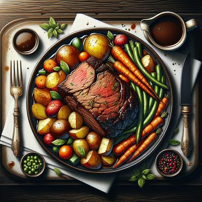 Image of Savory Chuck or Pot Roast with Vegetables