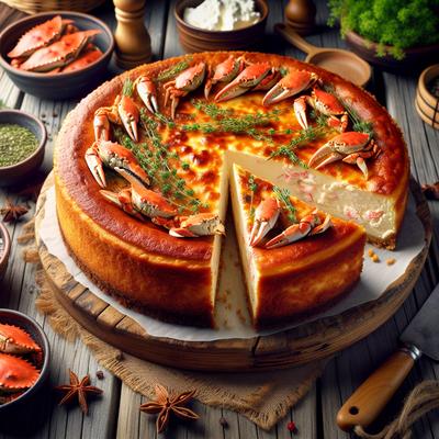 Image of Savory Crab Cheesecake