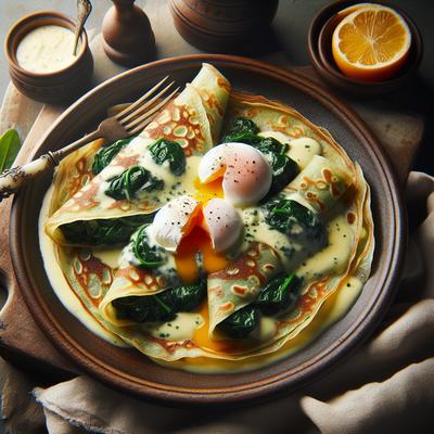 Image of Savory Crepes Florentine