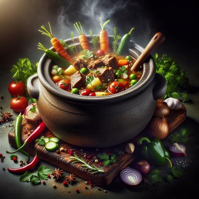 Image of Savory Crock Pot Garden Stew