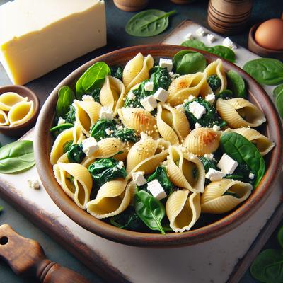 Image of Savory Feta and Spinach Filled Shells