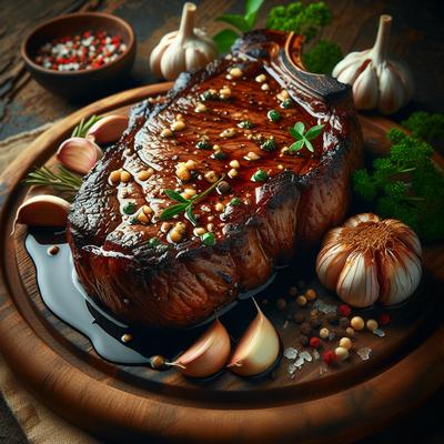 Image of Savory Garlic Marinated Steak