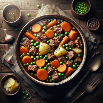 Image of Savory Ground Beef Vegetable Stew