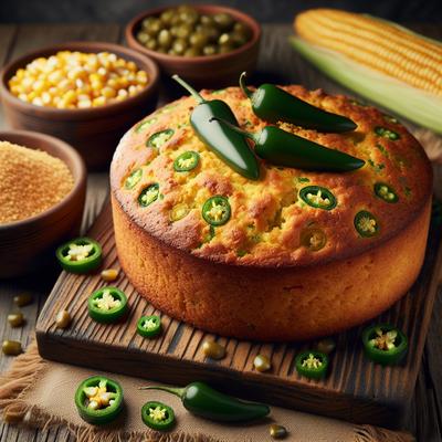 Image of Savory Jalapeo Cornbread