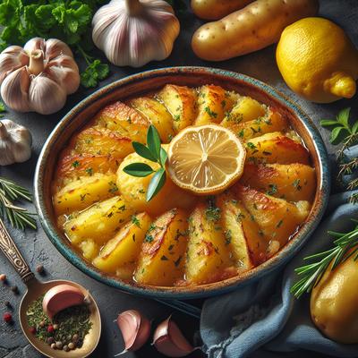 Image of Savory Lemon Potatoes for Two