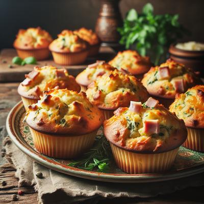 Image of Savory Lunchtime Muffins