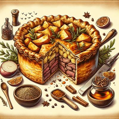 Image of Savory Meat Potato Pie