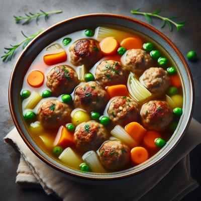Image of Savory Meatball Soup