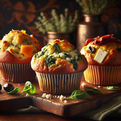 Image of Savory Muffins Three Ways