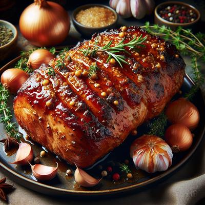 Image of Savory Mustard Rubbed Pork