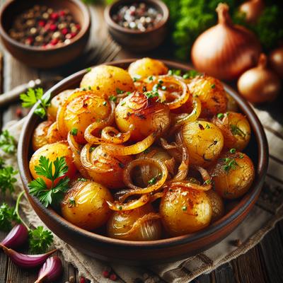 Image of Savory Onion Potatoes