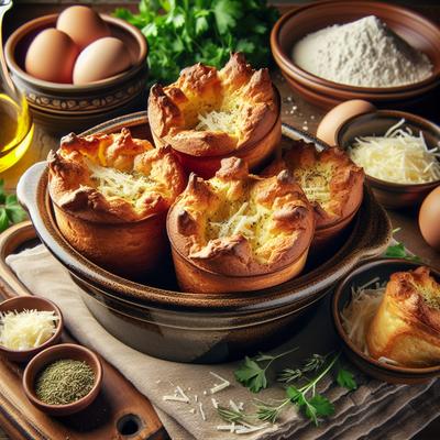 Image of Savory Parmesan Popovers Healthier