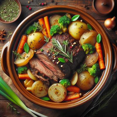 Image of Savory Pot Roast a La Pressure Cooker