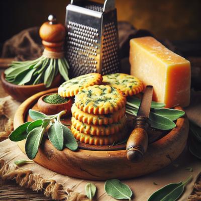 Image of Savory Sage Parmesan Sables