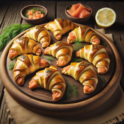 Image of Savory Salmon Filled Crescents