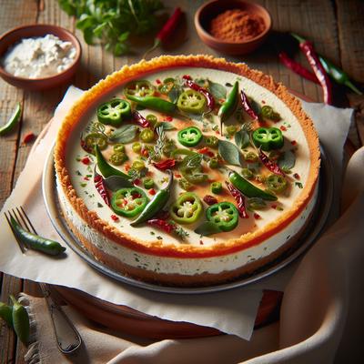 Image of Savory Santa Fe Cheesecake