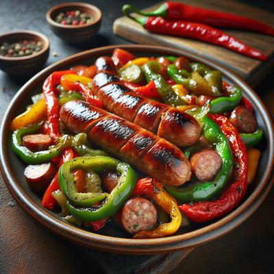 Image of Savory Sausage and Peppers
