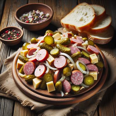 Image of Savory Sausage Salad Aka Wurstsalat