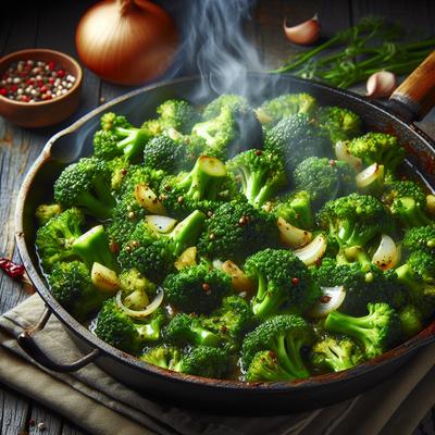 Image of Savory Skillet Broccoli
