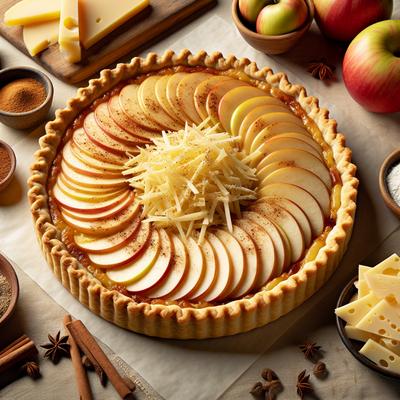 Image of Savory Smoked Gouda and Apple Tart