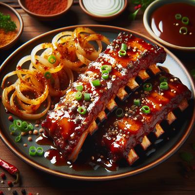 Image of Savory Spicy and Sweet Baby Back Ribs