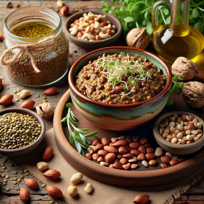 Image of Savory Sprouted Lentil Nut Spread