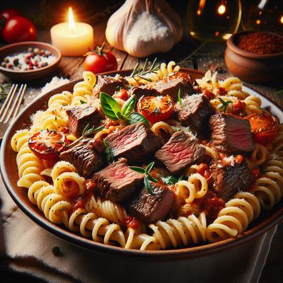 Image of Savory Steak Pasta