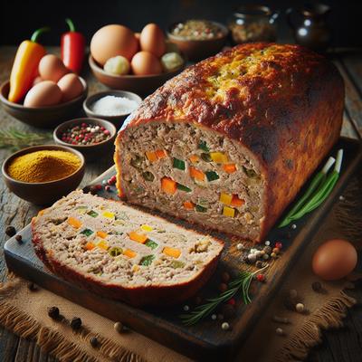 Image of Savory Stuffed Meatloaf