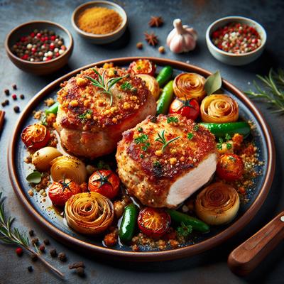 Image of Savory Stuffed Pork Chops
