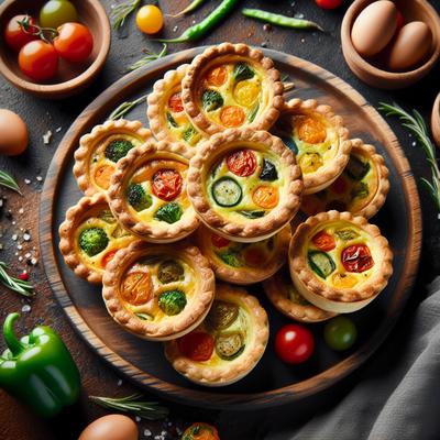 Image of Savory Vegetable Mini Quiches