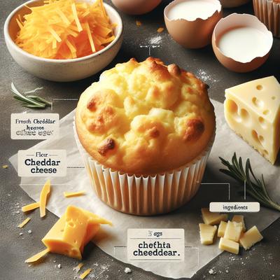 Image of Savory White Cheddar Muffins
