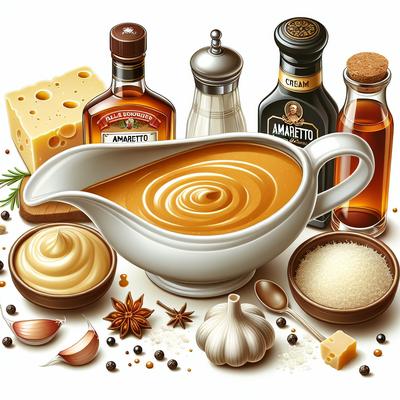 Image of Savoury Amaretto Cream Sauce