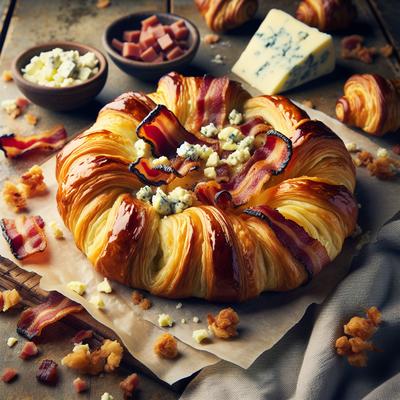 Image of Savoury Bacon and Blue Cheese Danish Pastries
