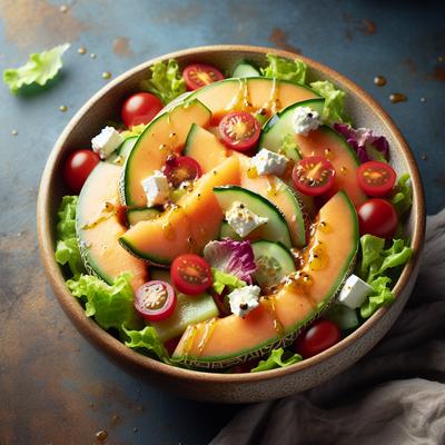 Image of Savoury Cantaloupe Salad