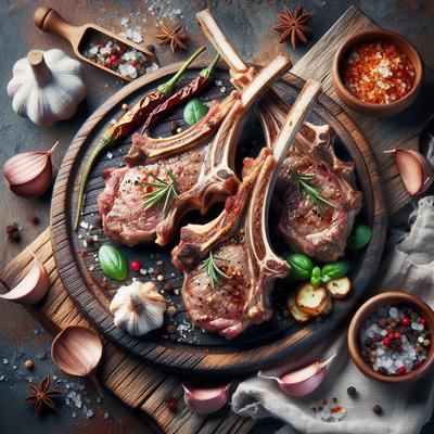 Image of Savoury Lamb Chops by June