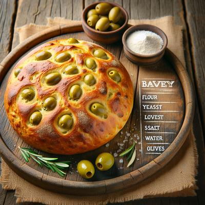 Image of Savoury Olive Bread