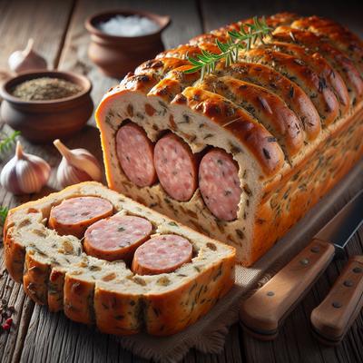 Image of Savoury Sausage Picnic Loaf