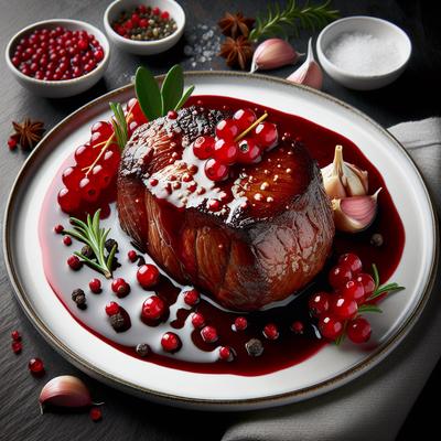 Image of Savoury Tenderloin with Red Currant Sauce