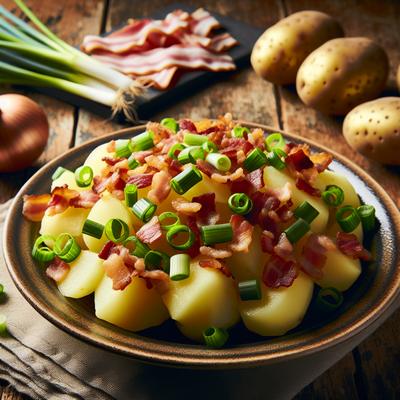 Image of Scallion and Bacon Potato Salad