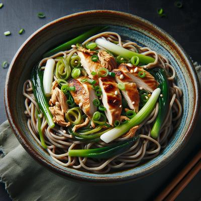 Image of Scallion Chicken and Soba Noodles Ww