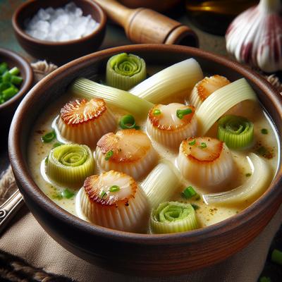 Image of Scallop and Leek Soup