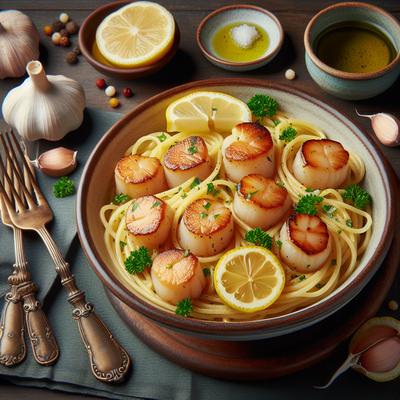 Image of Scallop and Lemon Spaghetti