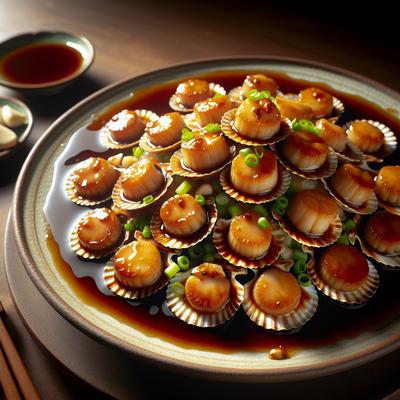 Image of Scallop Coins with Oyster Sauce