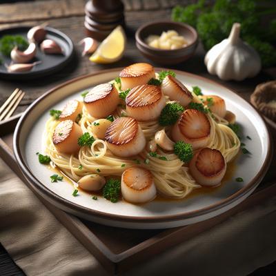 Image of Scallop Saute with Angel Hair