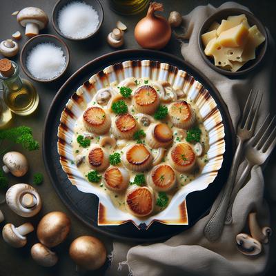 Image of Scallop Thermidor