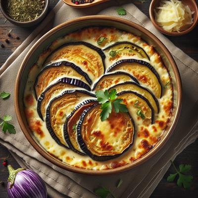 Image of Scalloped Aubergine Eggplant