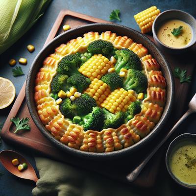 Image of Scalloped Corn Broccoli
