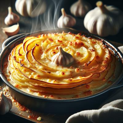 Image of Scalloped Garlic Potatoes